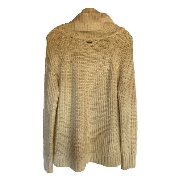 Embellished Cable Knit Cowl Sweater Pearls Fisherman Small/Petite Ivanka Trump - Picture 3 of 11